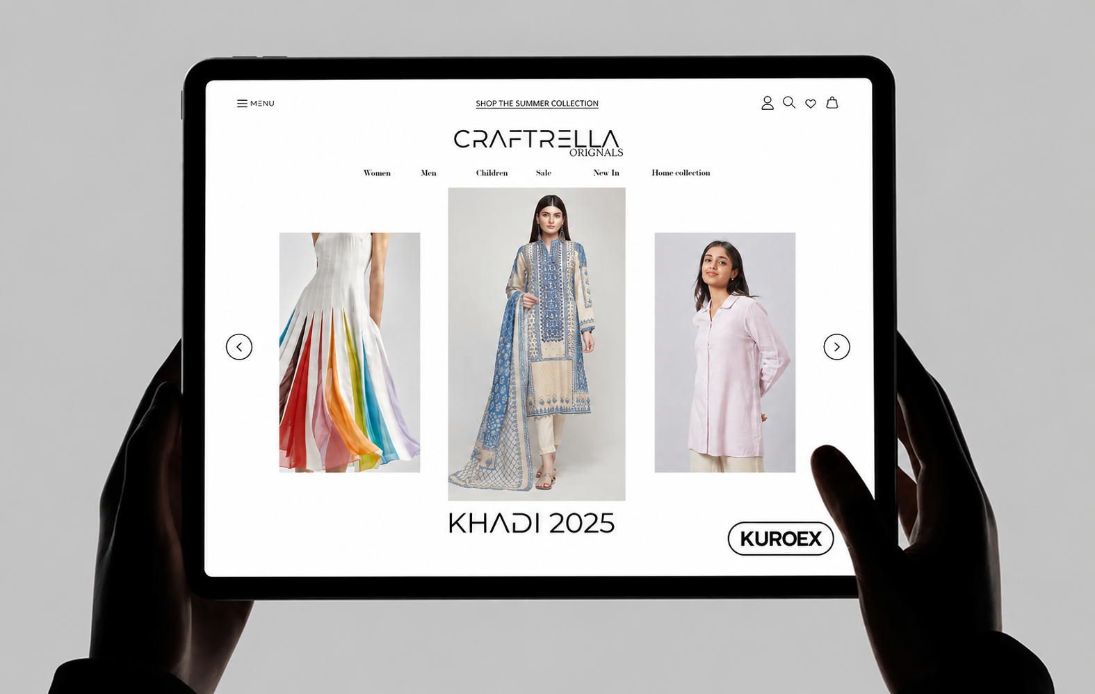 Craftrella Fashion Brand Kit & Figma UI/UX